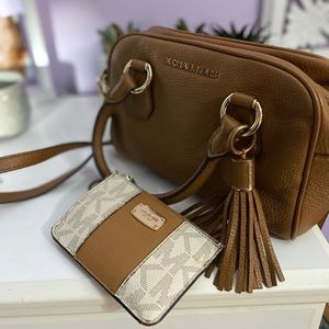 michael kors purse and wallet bundle